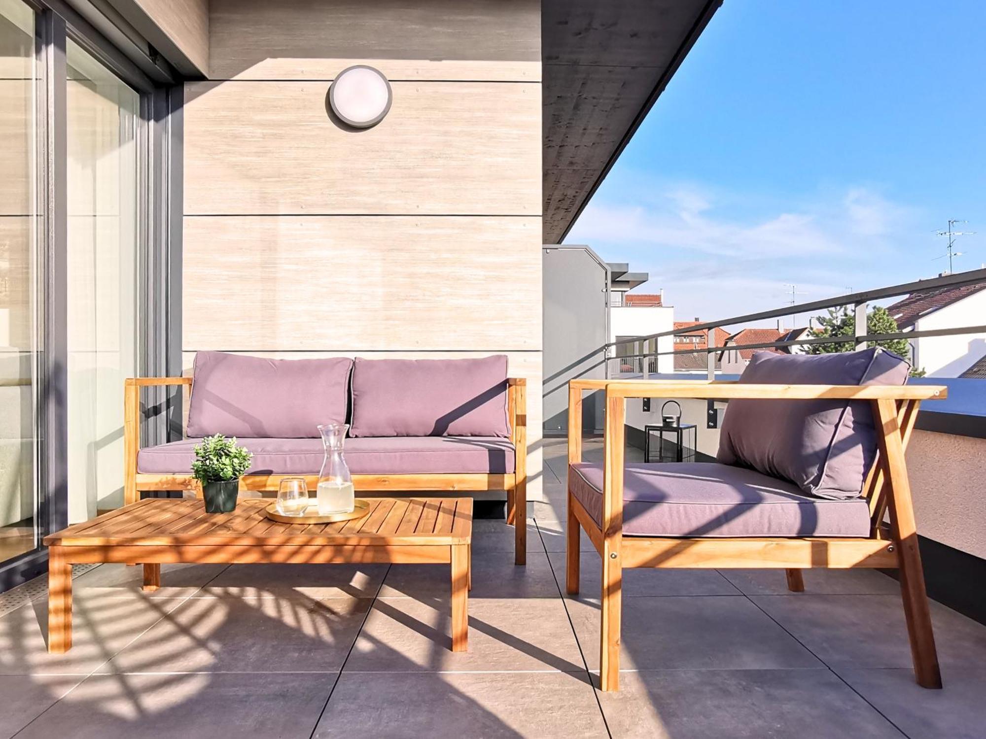 Fynbos Penthouse Deluxe, Balkon, Parkplatz Apartment ชเตราบิง ภายนอก รูปภาพ